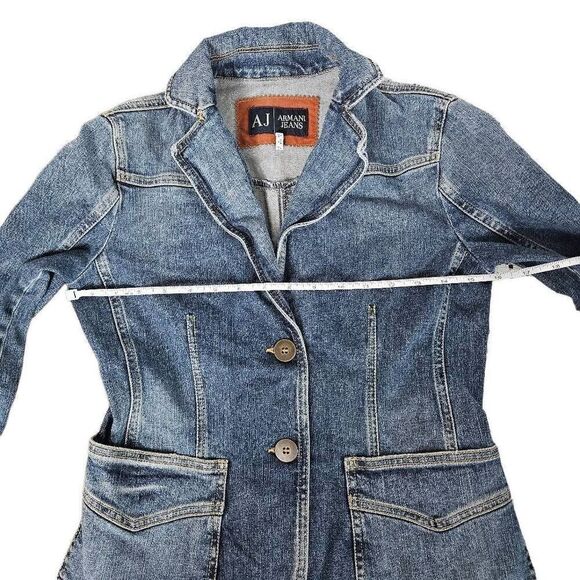 Armani Jeans Denim Jacket - Picture 10 of 11
